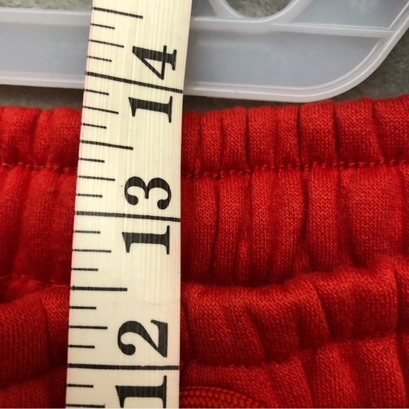 The Lost Breed Tiger Mouth Fleece Training Sweat Shorts Men’s Red White Small - Picture 12 of 14